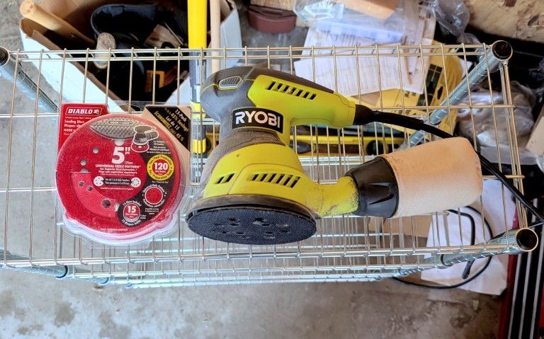 Ryobi 2.6 Amp Corded 5 in. Random Orbital Sander