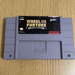 Super Nintendo Wheel Of Fortune Deluxe Edition 