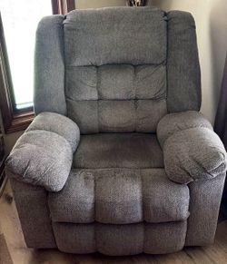 Gray recliner