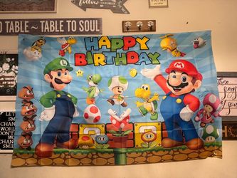 Super Mario Birthday Decorations