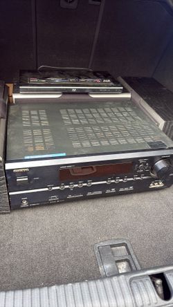 Onkyo speakers and subs.