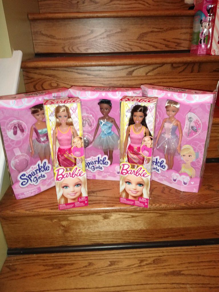 Barbie, Sparkle Girls, & Fashion Attitude Dress Up Dolls