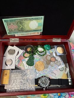 Foreign Currency Lot🤗Gold Square Bar