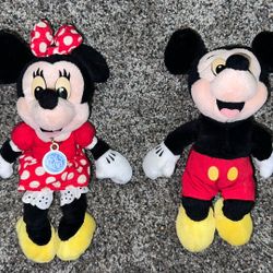 Mickey Mouse Minnie Mouse Stuffed Toy