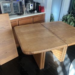 Dining Table With Leaf And 4 Chairs