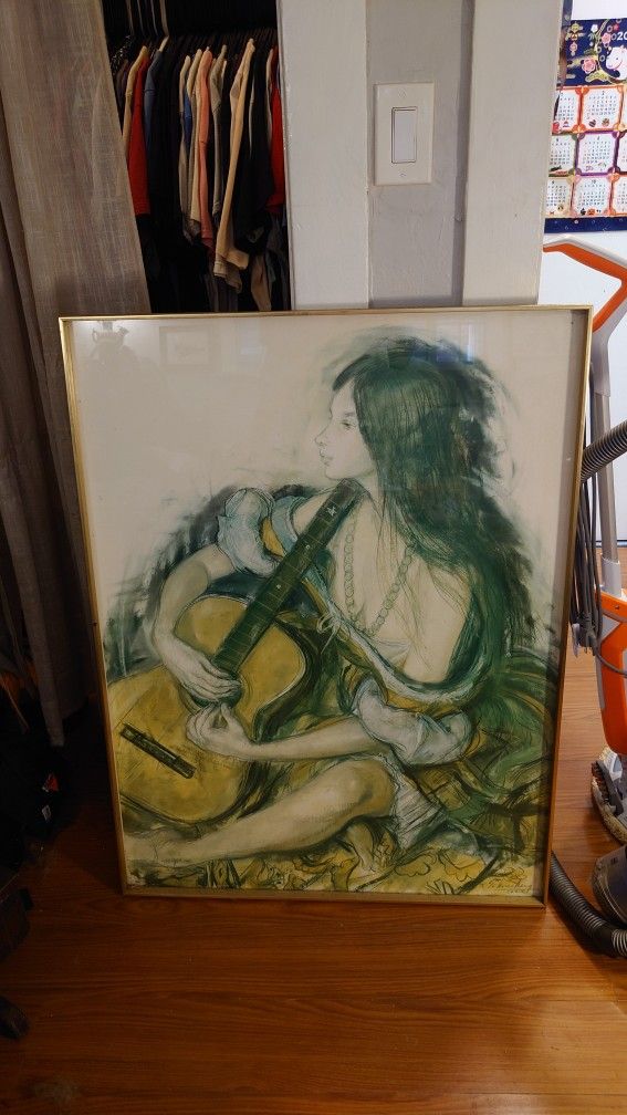 Deborah Dreaming by Sheldon Clyde Schoneberg On Aluminum Frame