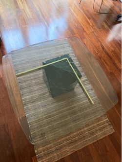 Artedi glass and stone coffee table