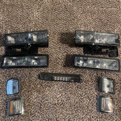 1995 GMC Smoked Headlights 