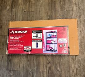 HUSKY® 4-SHELF HEAVY-DUTY STEEL SHELVING