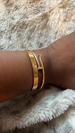 Love Bracelet Yellow Gold for Men Size 19