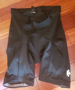 Men's Descente Black Biking Shorts - Sz Medium