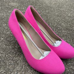 Super Comfy Hot Pink Heels