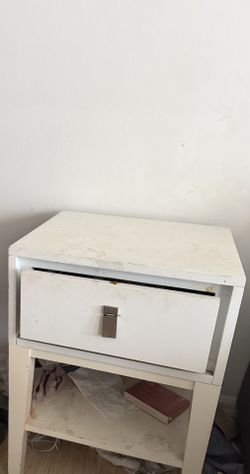 Free Modern White Nightstand - Serious Inquiries Only!!