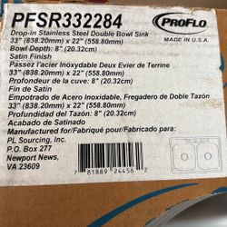 Drop In Stainless Steel Sink