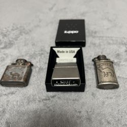 1 Zippo 2 Camel Lighters bundle