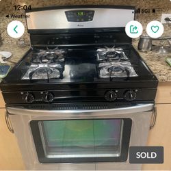 30 In. 4 Burners Amana Gas  Stove