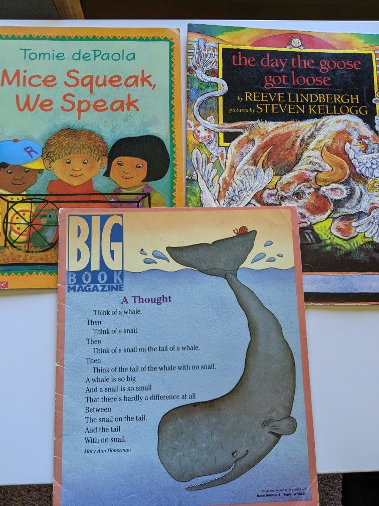 Vintage Big Book Lot: Animal Themed