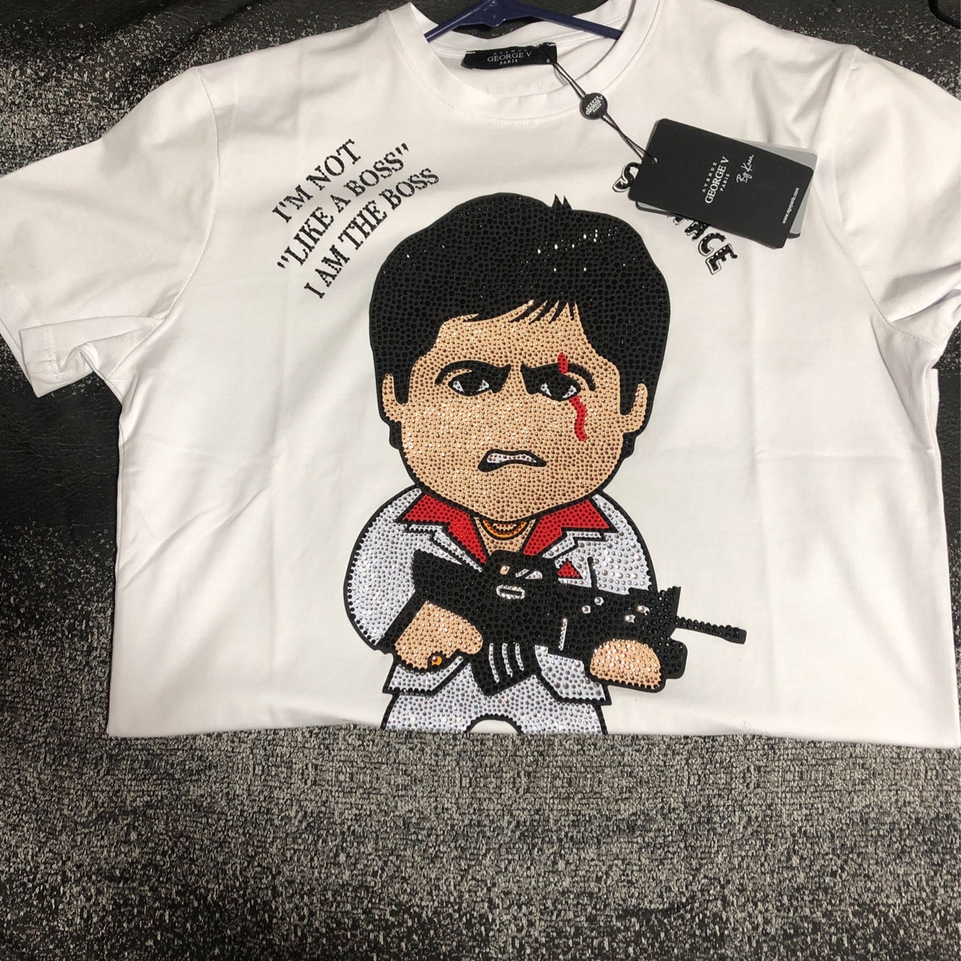 George V Scarface White T 
