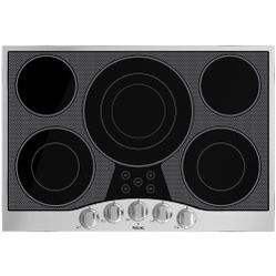 🚨New Viking - 29.9" Electric Cooktop - Black/stainless steel