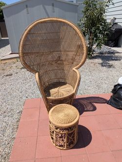 Wicker rattan set