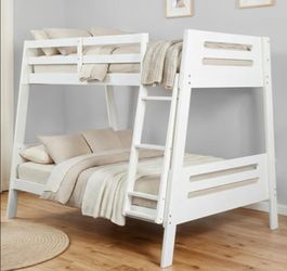 Brand New White Twin Over Full Bunk Bed