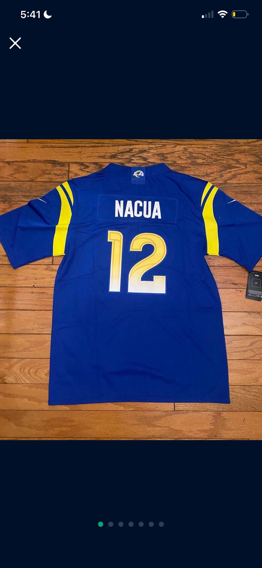 Blue Or Black Los Angeles Rams Puka Nacua new # 12 jersey