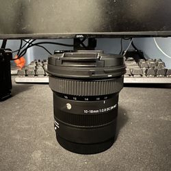 10-18mm 2.8 Sony e-mount lens 