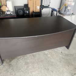Dark Brown Office Desk 