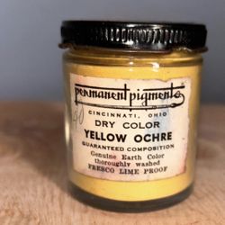 Vintage “Permanent Pigments” Yellow Ochre