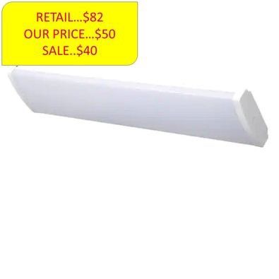 Honeywell 4800 Lumens Dimmable 4 ft. Ceiling Light with Remote New