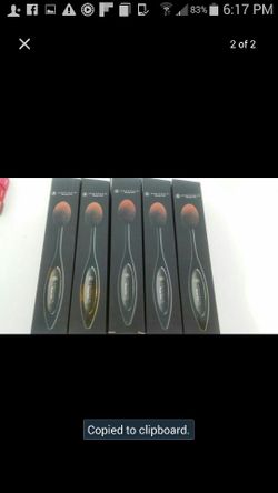 Anastasia oval high quality brushes