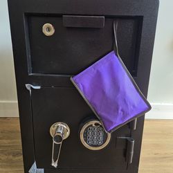 Security Drop Slot Safe Box Home Safe Keypad Code and Keys Caja de seguridad