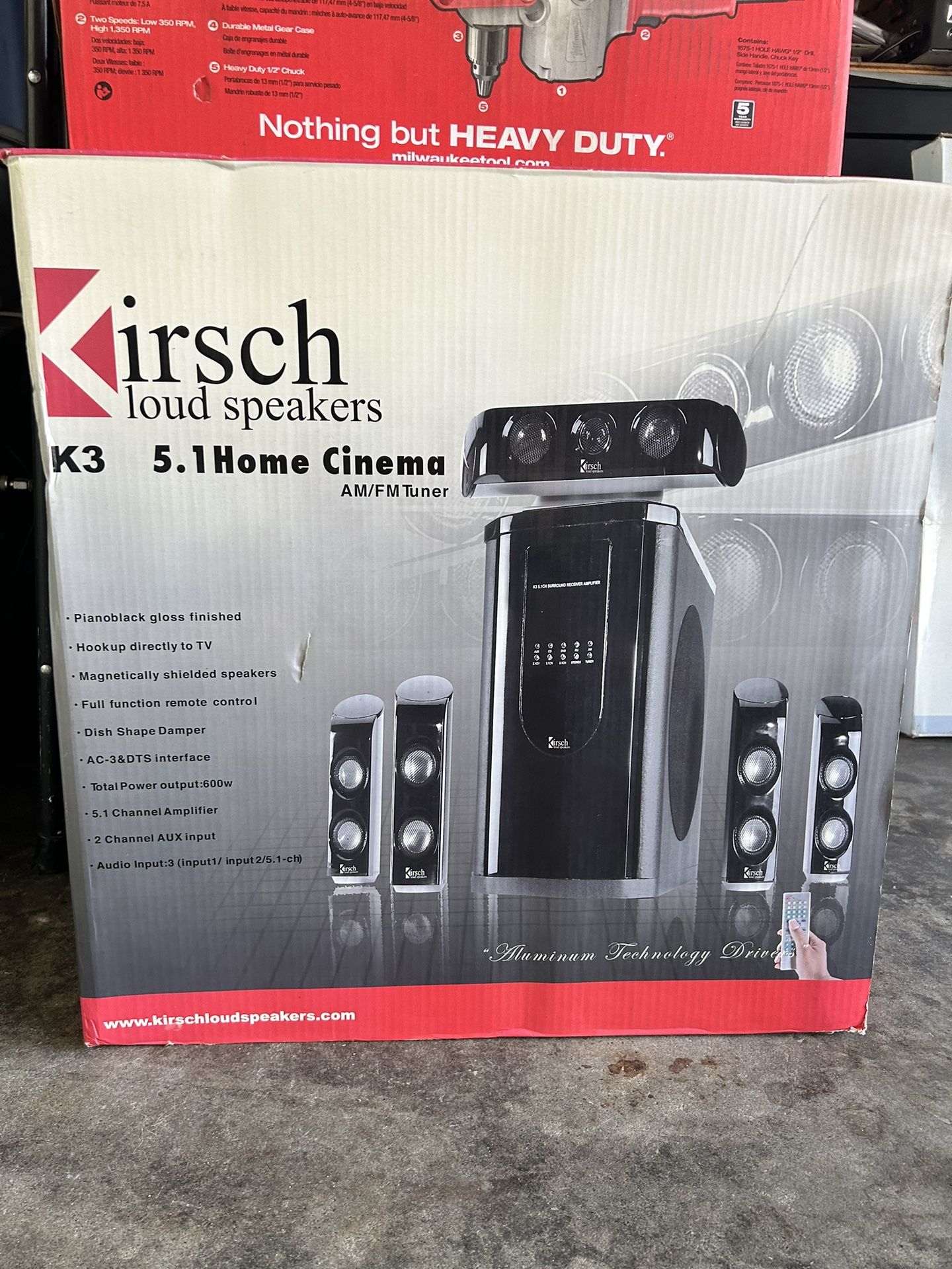 Kirsch Loud speakers Home Cinema