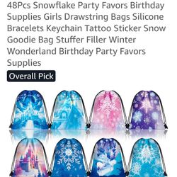 Drawstring Backpack For Party Favors 
