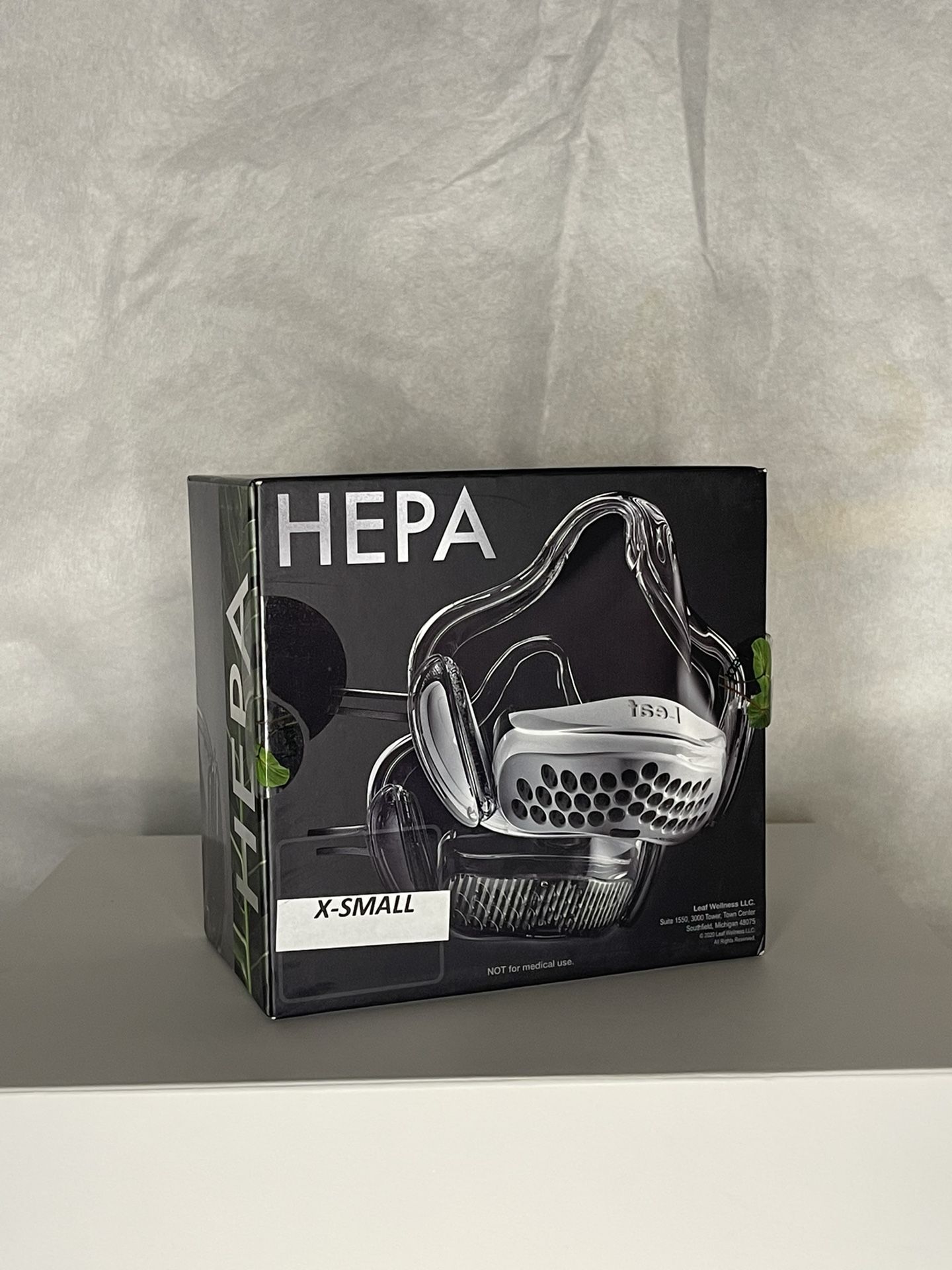 Clear face Hepa mask reusable