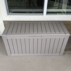 Deck Storage Box - Gray - 80 Gallons