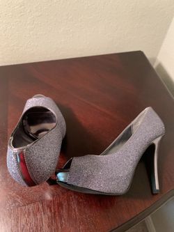Pewter Glitter Pumps
