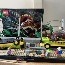 Lego Jurassic Park Lost World Dinosaur T Rex  Breakout