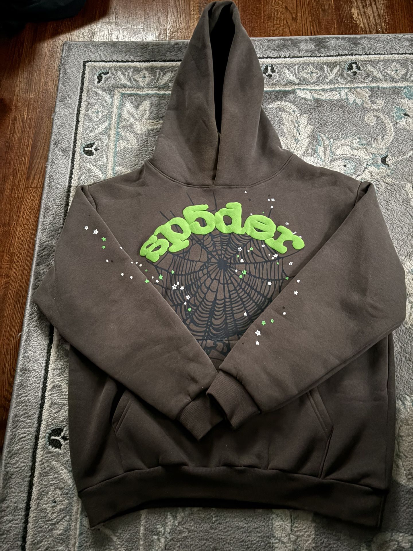 Sp5der Web Hoodie ‘ Slate Grey ‘