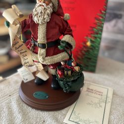 Clothtique Possible Dreams *Santa Checking His List # 953001 