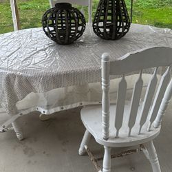 White Wooden Table