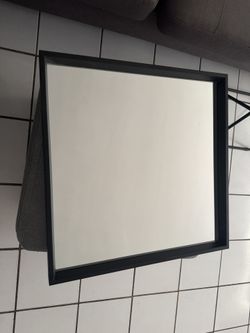 Black Frame Mirror 
