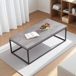 Gray Marble Coffee Table