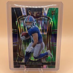 2025 Cam Skattebo Select Black/Green Shock Rookie Card🔥
