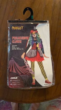 Spirit Halloween Child Freakshow Clown