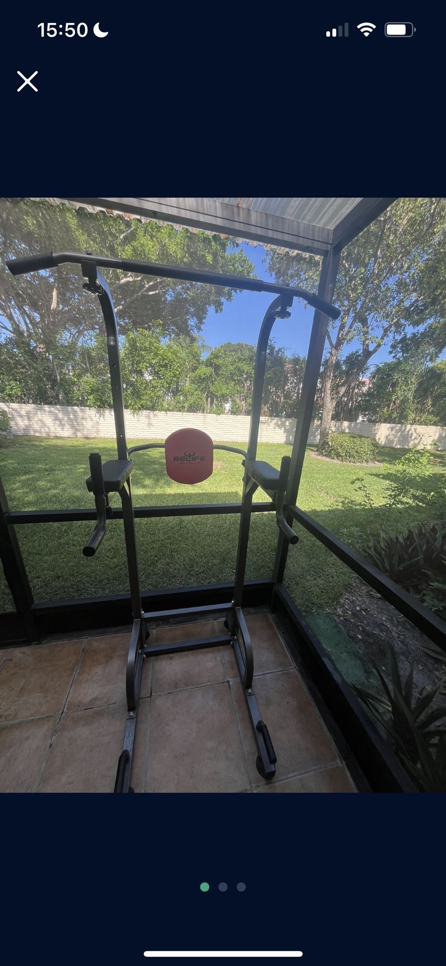 Power Tower Dip Station Pull Up Bar