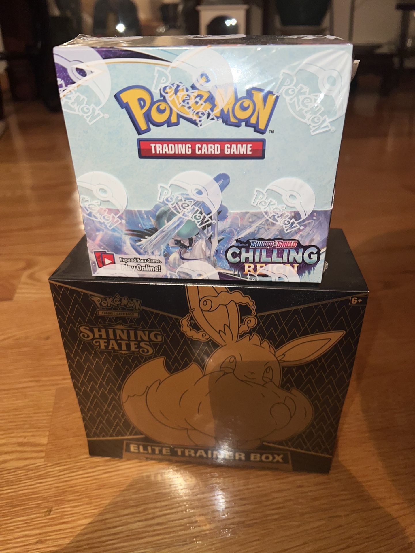 Chilling Reigns Booster Box And Shining Fates Etb