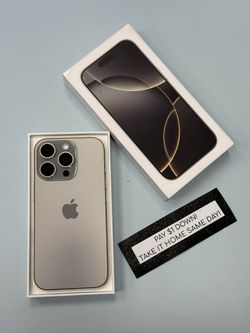 Apple iPhone 16 Pro - Pay $5 DOWN AVAILABLE - NO CREDIT NEEDED