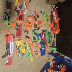 Nerf guns (A Lot) 