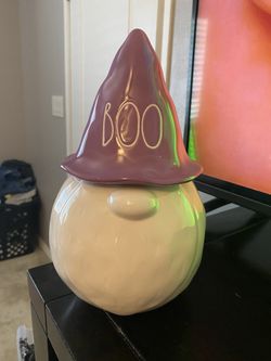 Rae Dunn Boo Gnome Canister